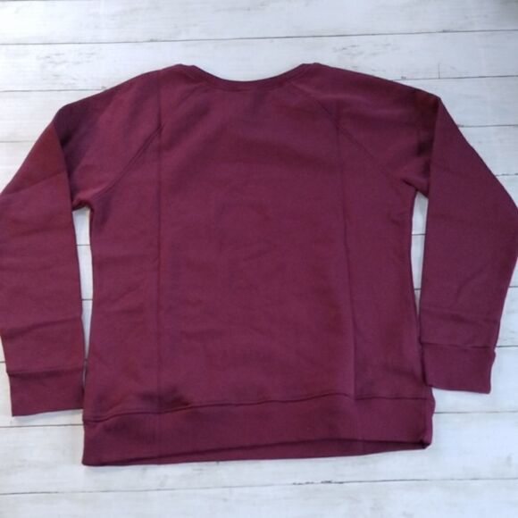 Women's Soft Pullover Sweatshirt Lounge Shirt Size M, L - Picture 4 of 4